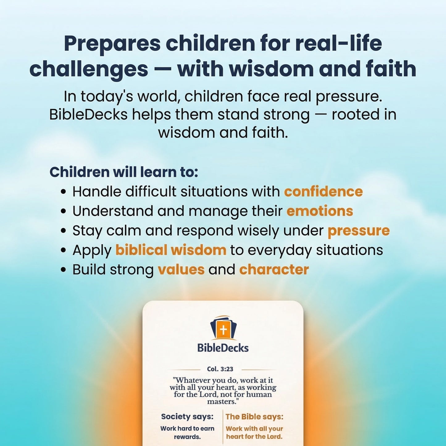 BibleDecks™ - Strong Roots for Children